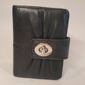 Coach turnlock wallet